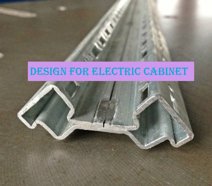 Electrical cabinet frame roll forming machine