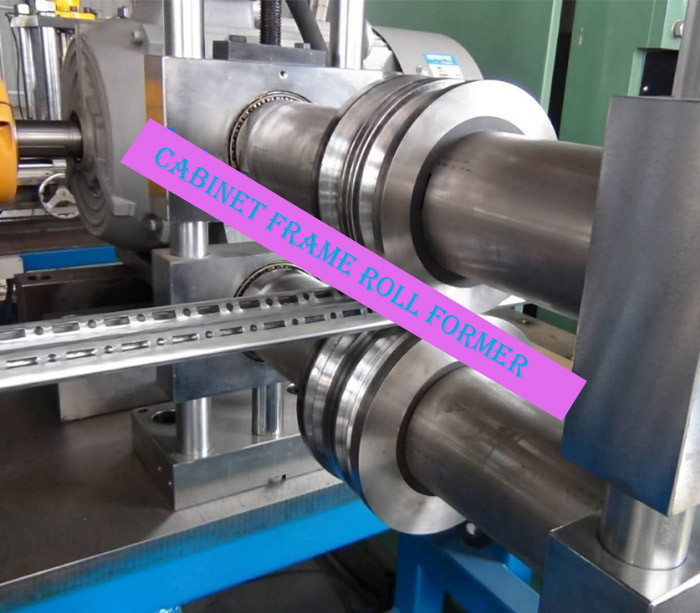 Customized design electrical cabinet frame roll forming machine with welding