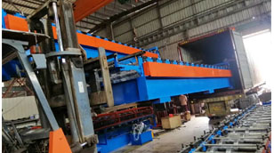 Напольная плита экспорт профилегибочной машины